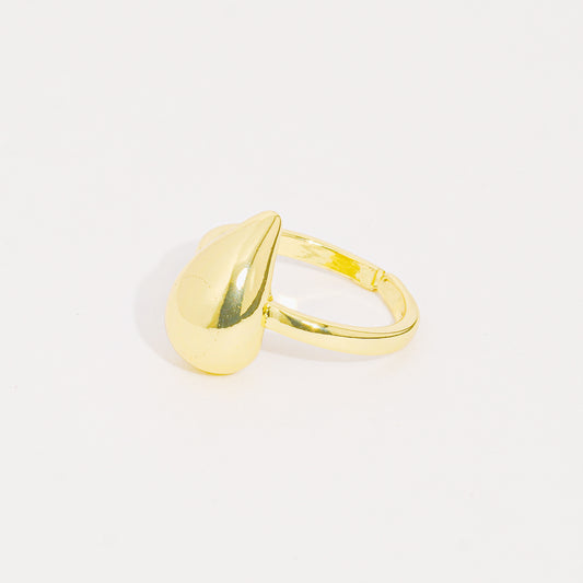 Anillo Chunky en Gota Dorada