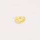Anillo Chunky dorado ajustable