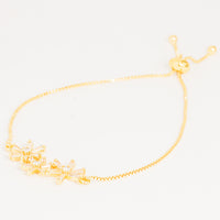 Pulsera Dorada Jardín Baguette vista 2