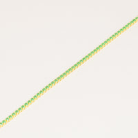 Pulsera Tenis Verde Esmeralda vista 2
