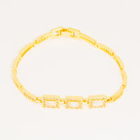 Pulsera Dorada Con Circones vista 1