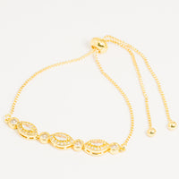 Pulsera Dorada Ojos Brillantes vista 1