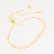 Pulsera Dorada Tenis Circón