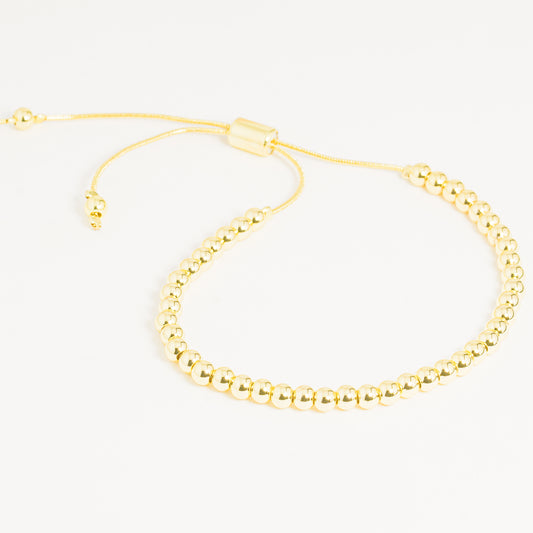 Pulsera Esferas Doradas