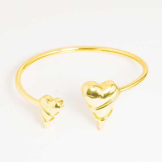 Aro Corazones Dorados