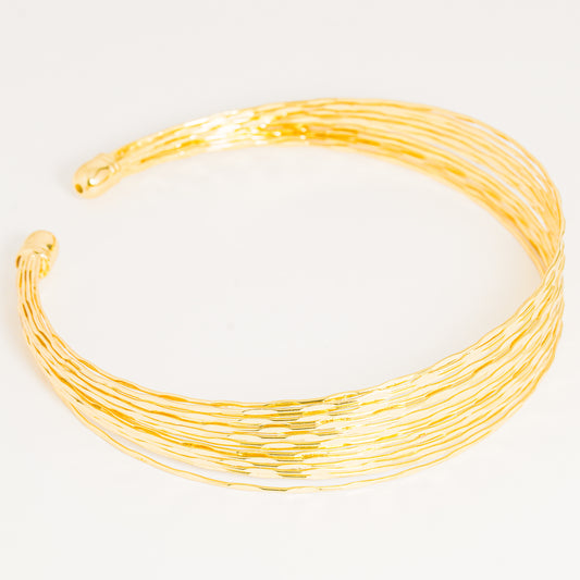 Brazalete Dorado Estilo Egipcio