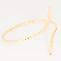 Pulsera Curvada Dorada vista 1