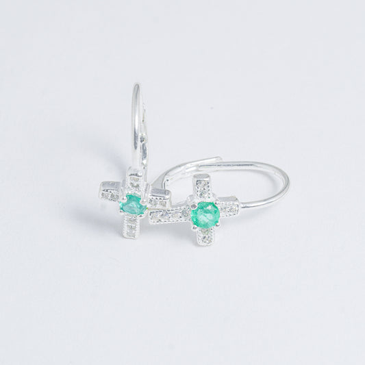 Arete En Forma De Cruz