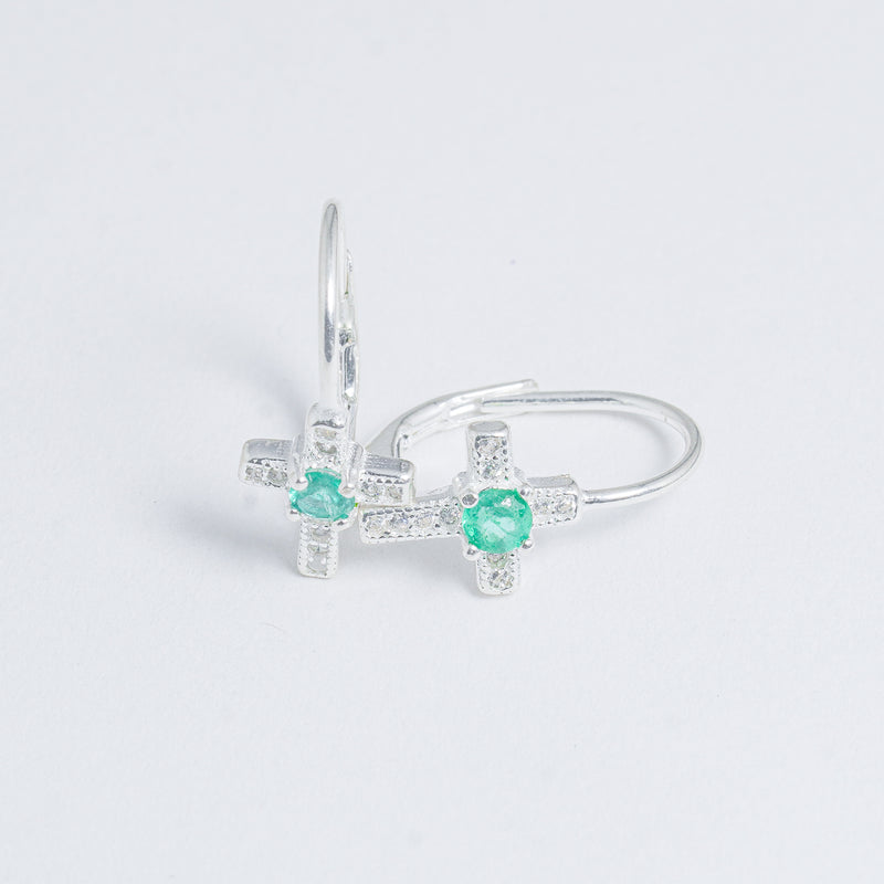 Arete En Forma De Cruz