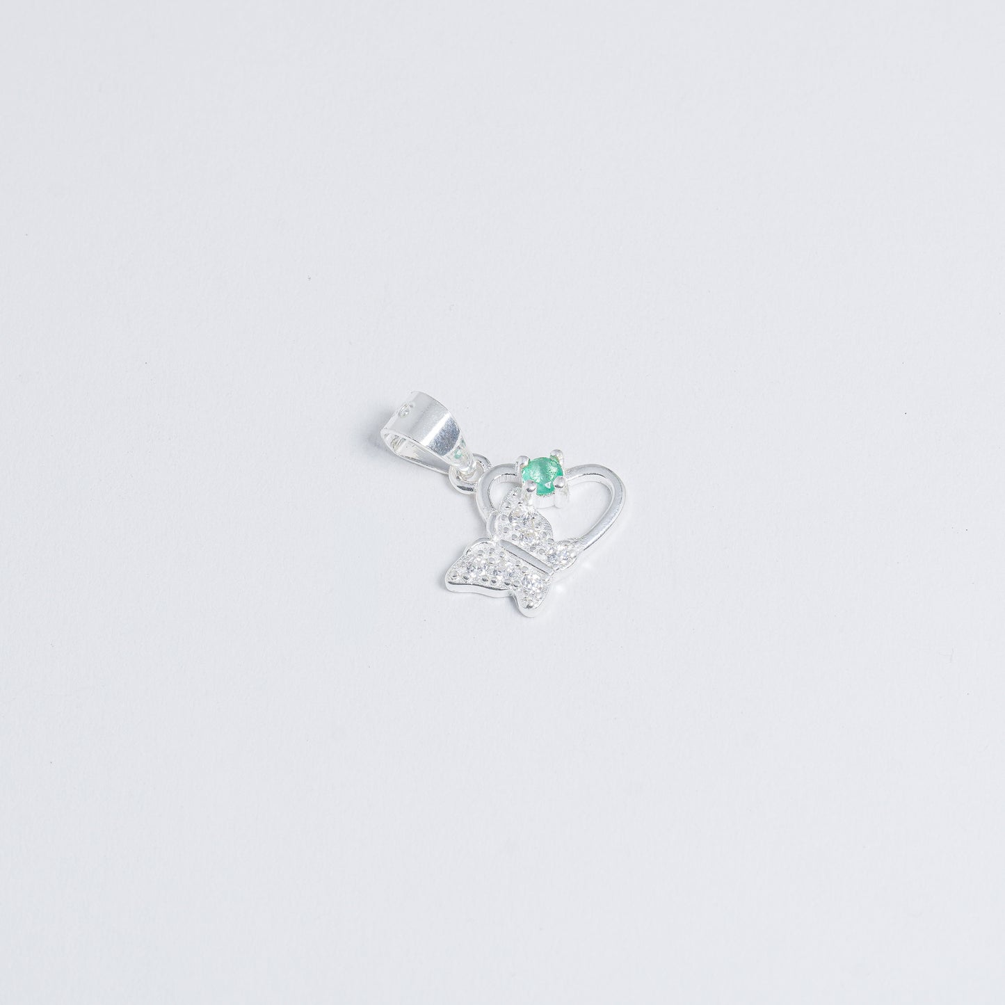 Dije De Mariposa En Plata