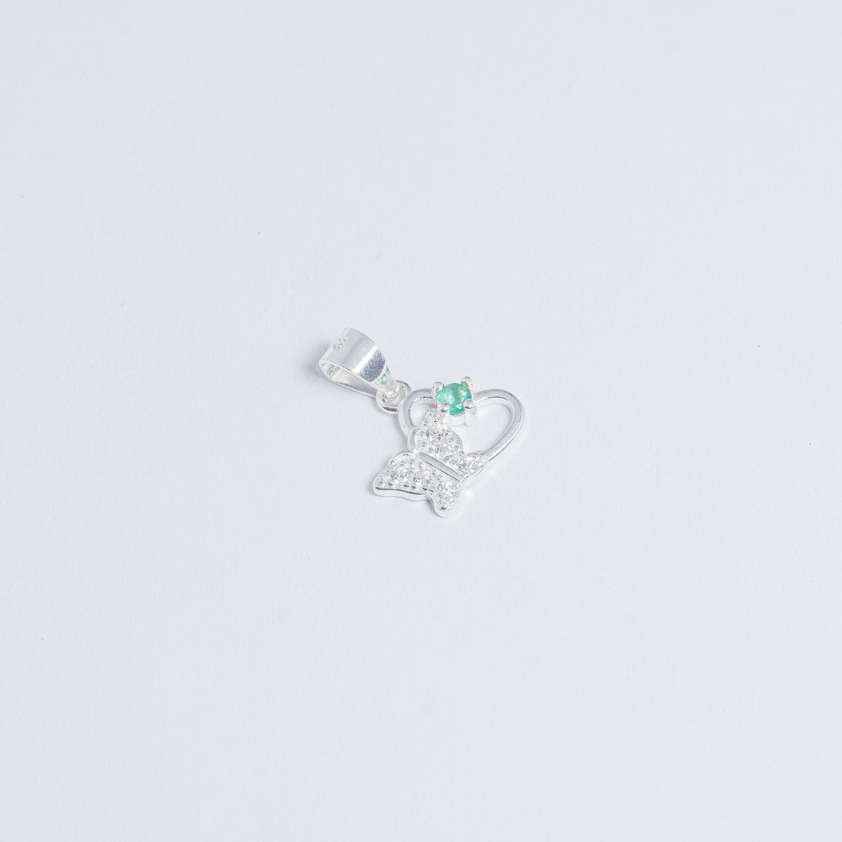 Dije De Mariposa En Plata