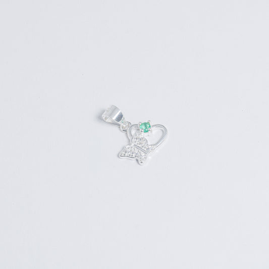 Dije De Mariposa En Plata