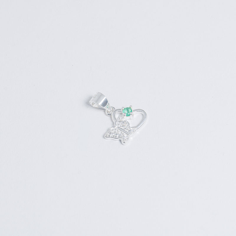 Dije De Mariposa En Plata