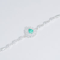 Pulsera De Lágrima En Plata vista 2