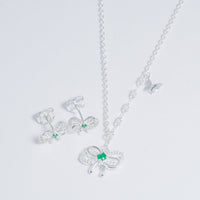 Set Lazo Esmeralda Brillante vista 1
