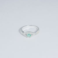 Anillo En Forma De Ojo De Plata vista 1