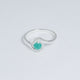 Anillo De Plata En Forma De Onda