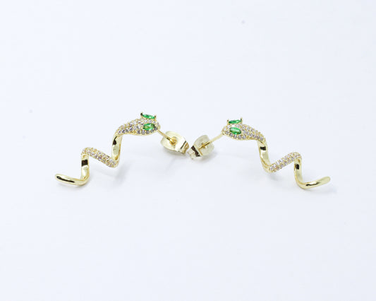 Arete Dorado Serpientes