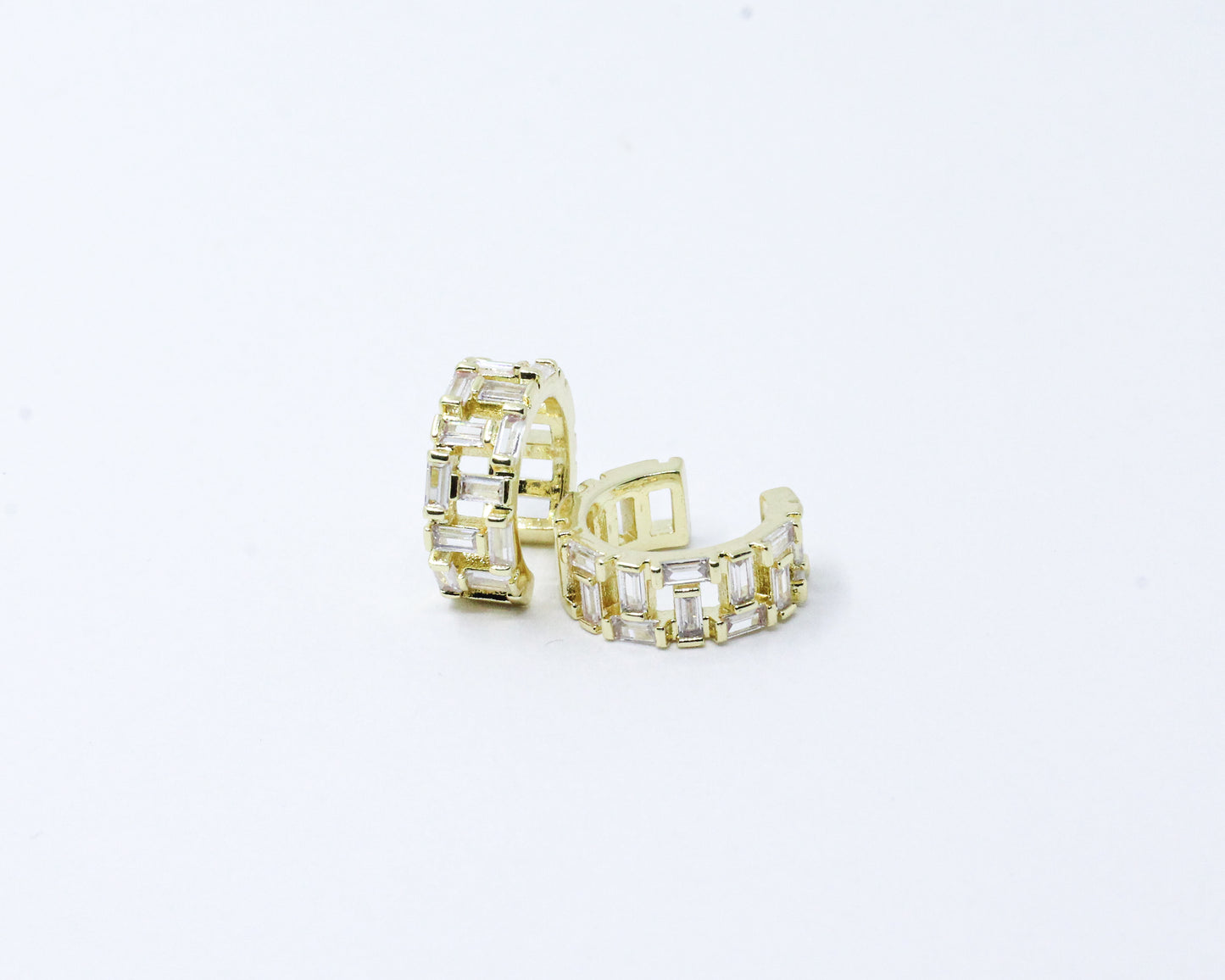 Earcuff Baguette Dorado