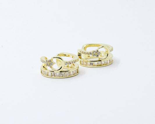 Earcuff Dorado Baguette Estelar